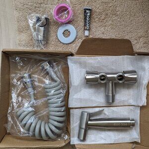 Handheld Stainless Steel (SUS304) Bidet Kit - New factory sealed!